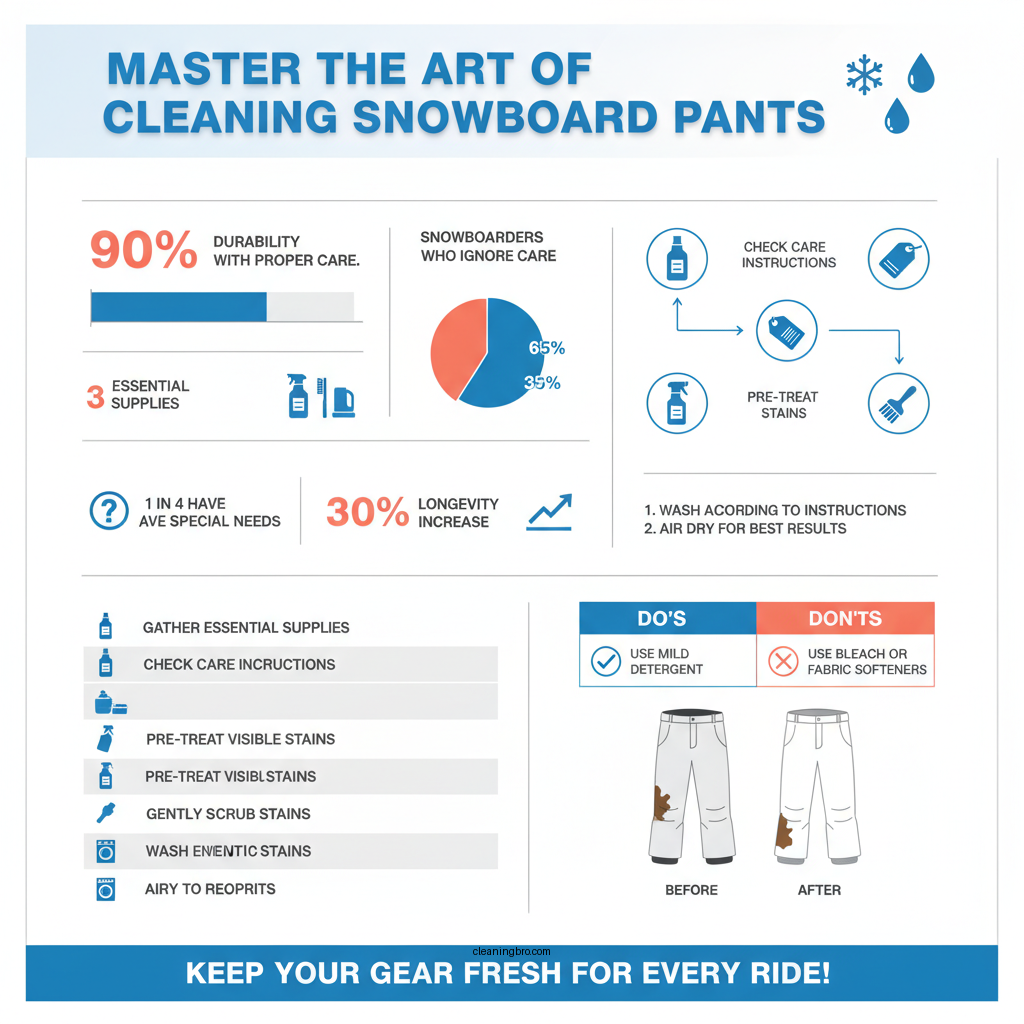 how to clean snowboard pants - Data Infographic and Statistics