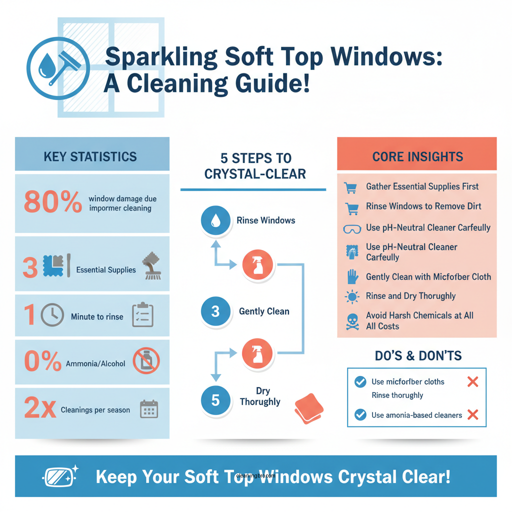 how to clean soft top windows - Data Infographic and Statistics