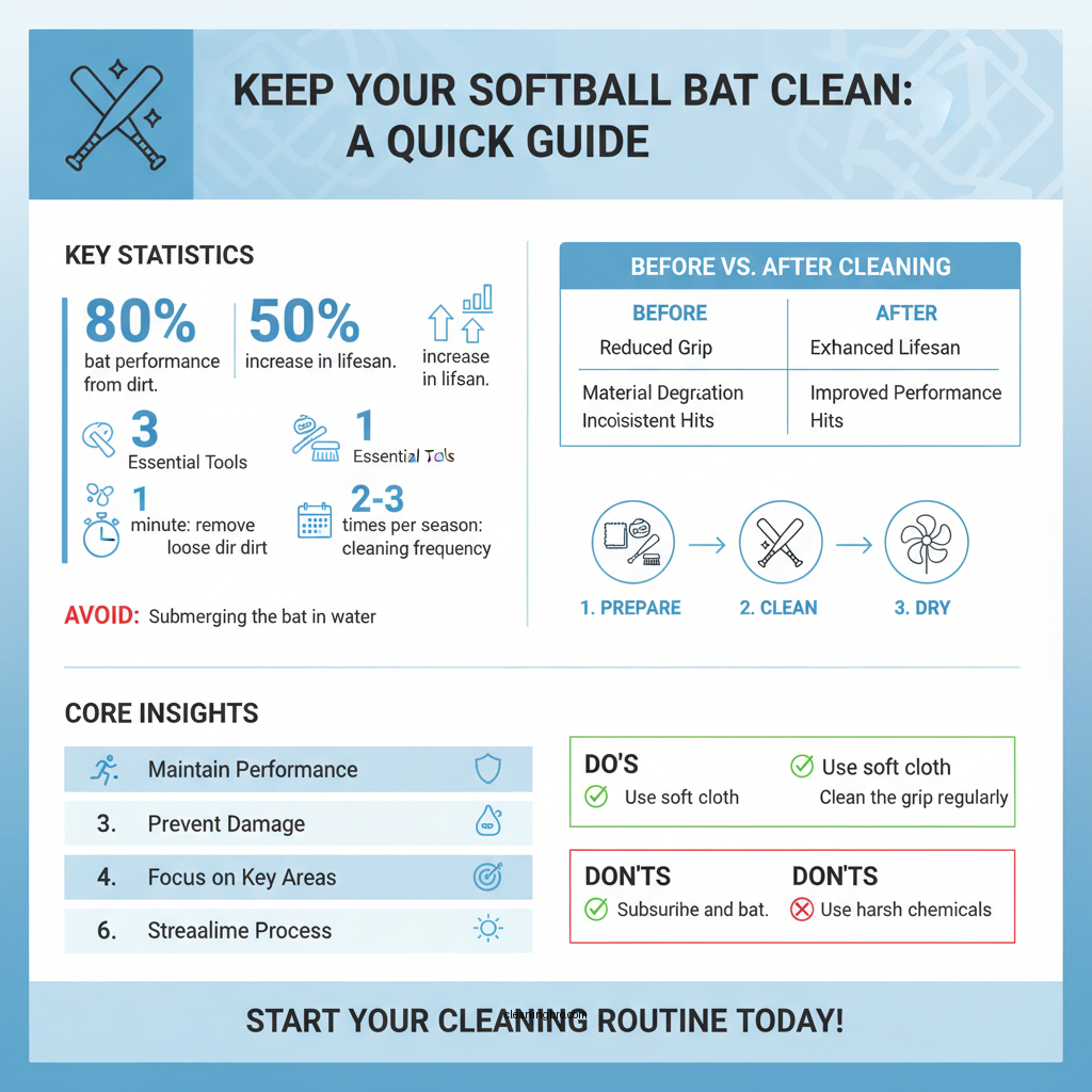 how to clean softball bat - Data Infographic and Statistics