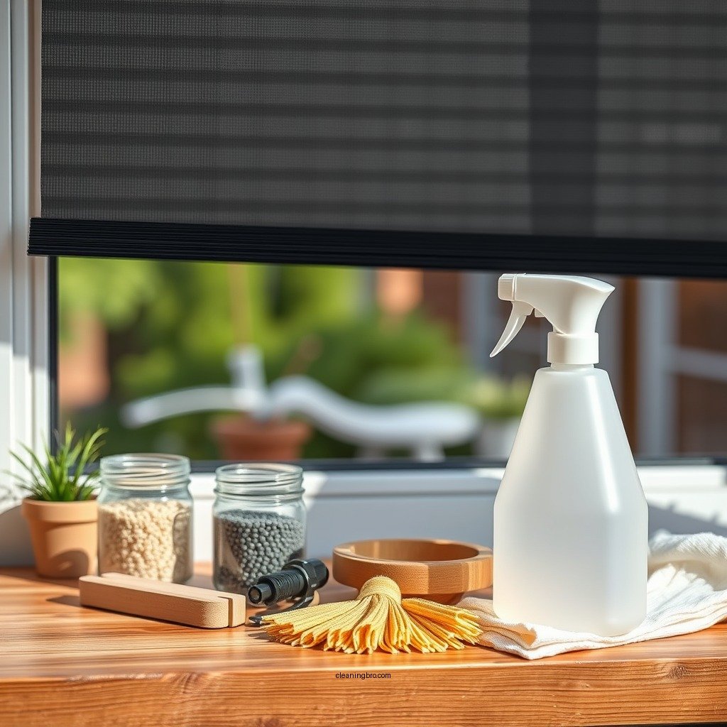 Materials Needed for Cleaning - how to clean solar shades