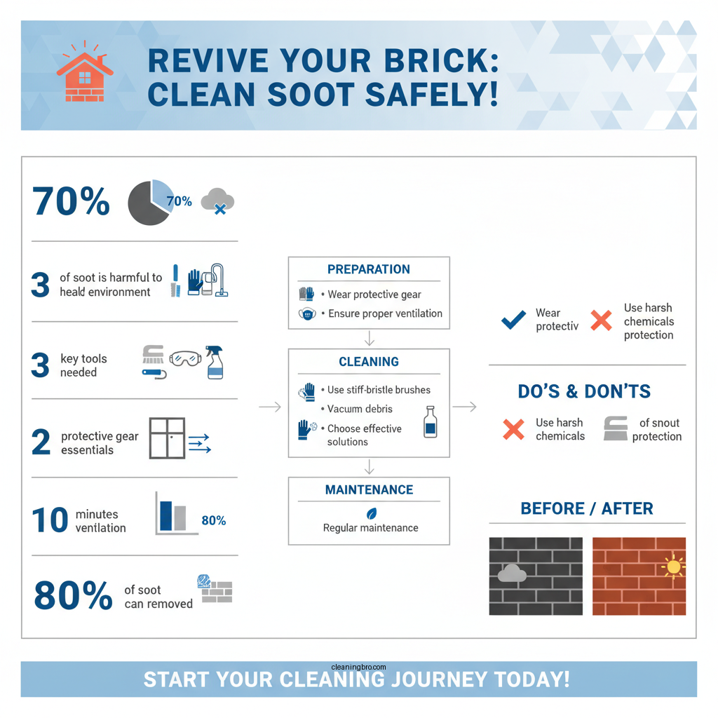 how to clean soot from brick - Data Infographic and Statistics