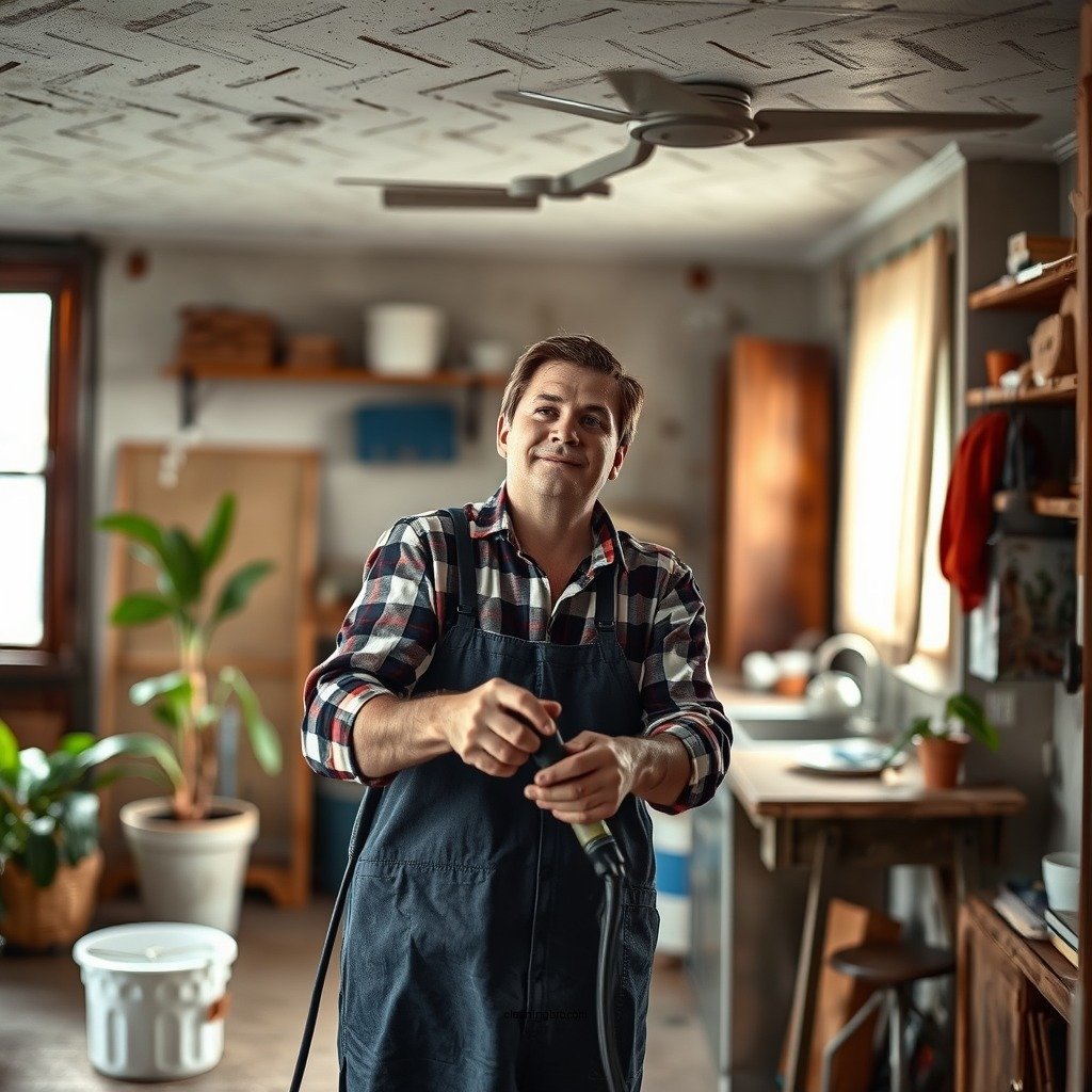 Preparing for the Cleaning Process - how to clean soot off ceiling