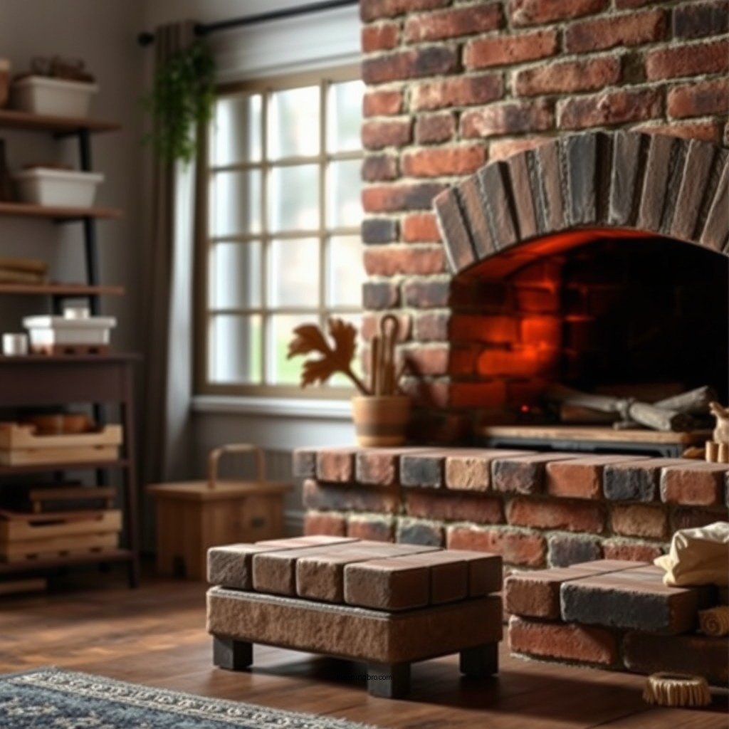Prepare the Area - how to clean sooty fireplace bricks