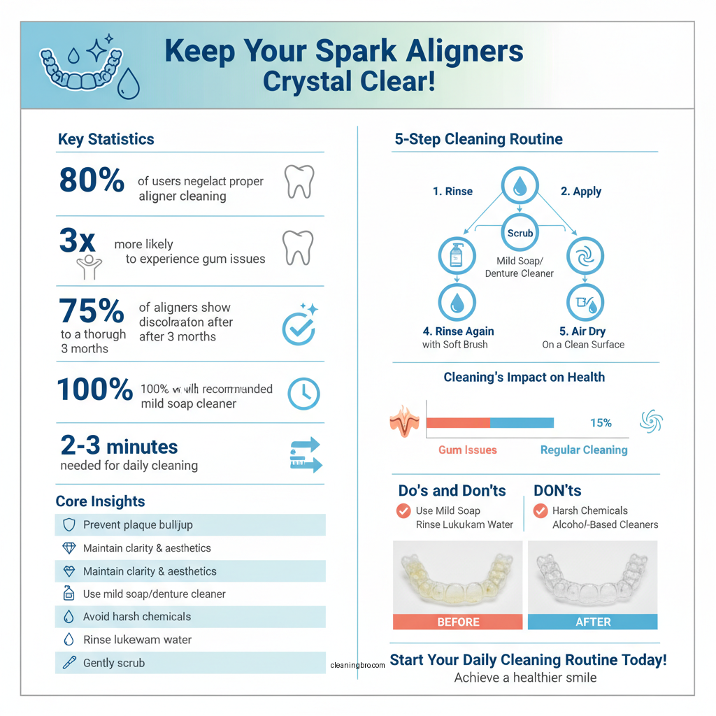 how to clean spark aligners - Data Infographic and Statistics