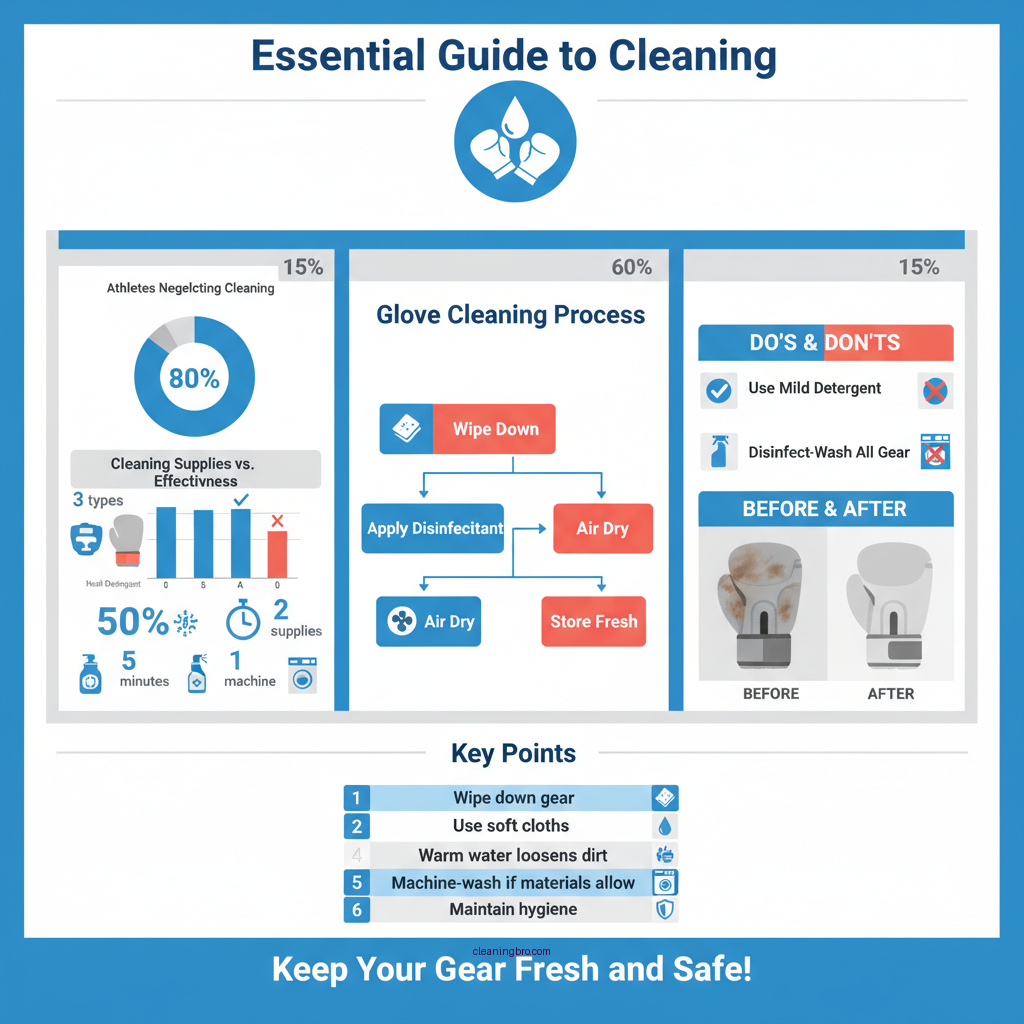 how to clean sparring gear - Data Infographic and Statistics
