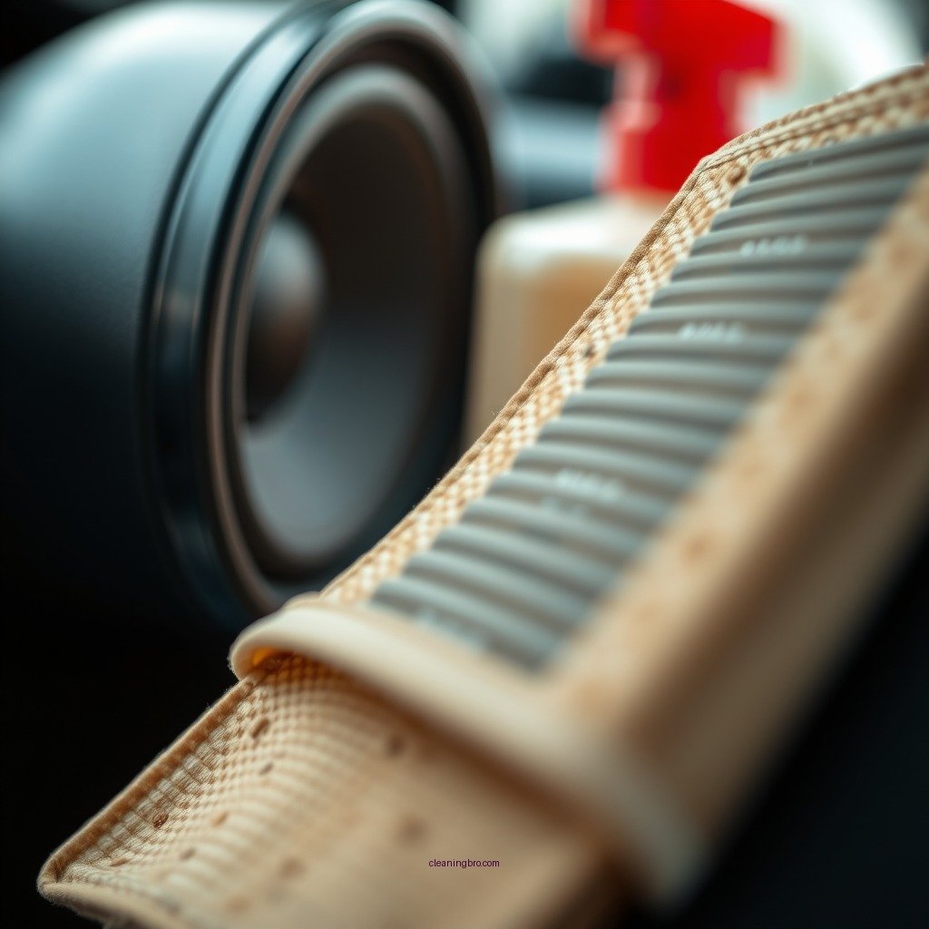 Materials Needed for Cleaning - how to clean speakers in car