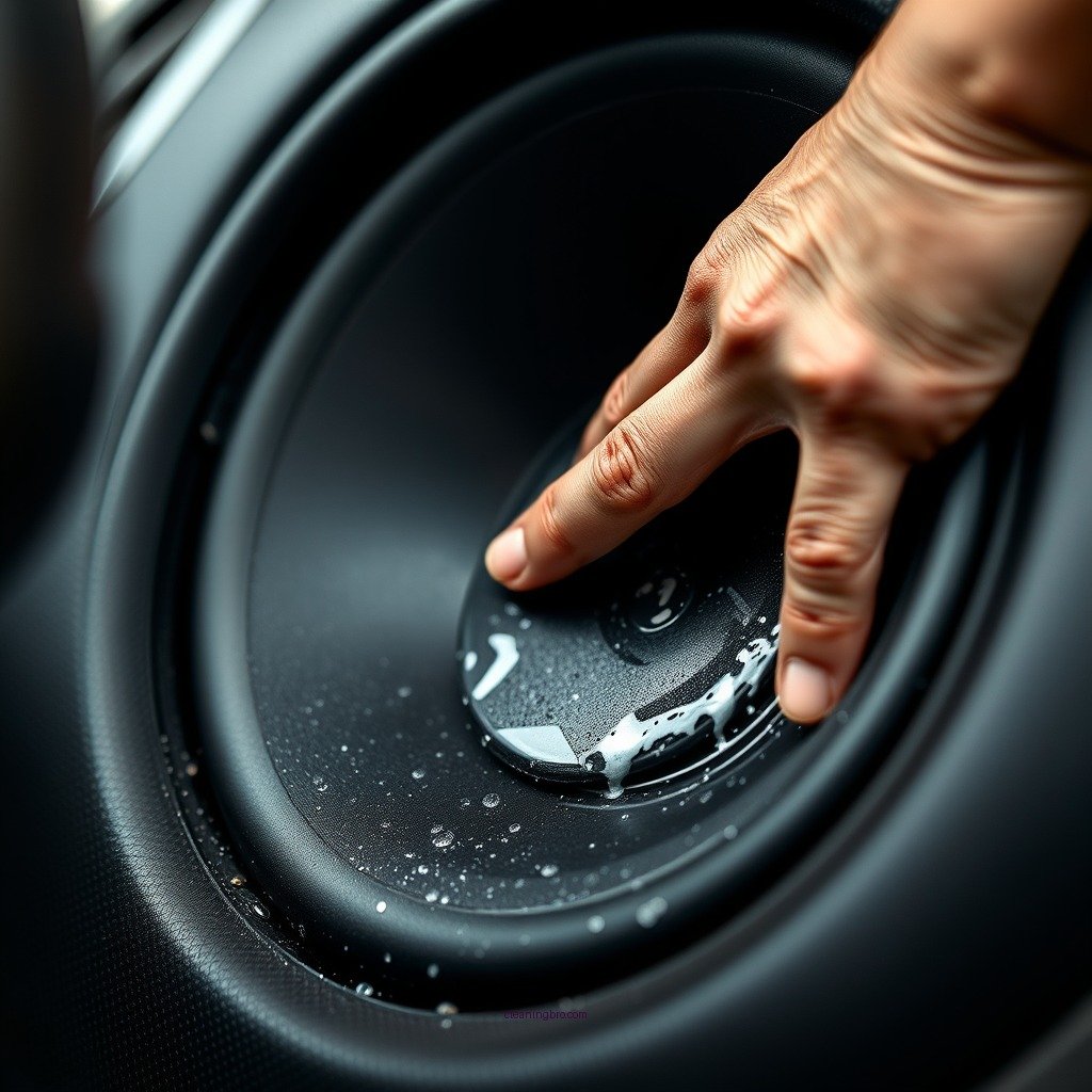 Step-by-Step Cleaning Process - how to clean speakers in car
