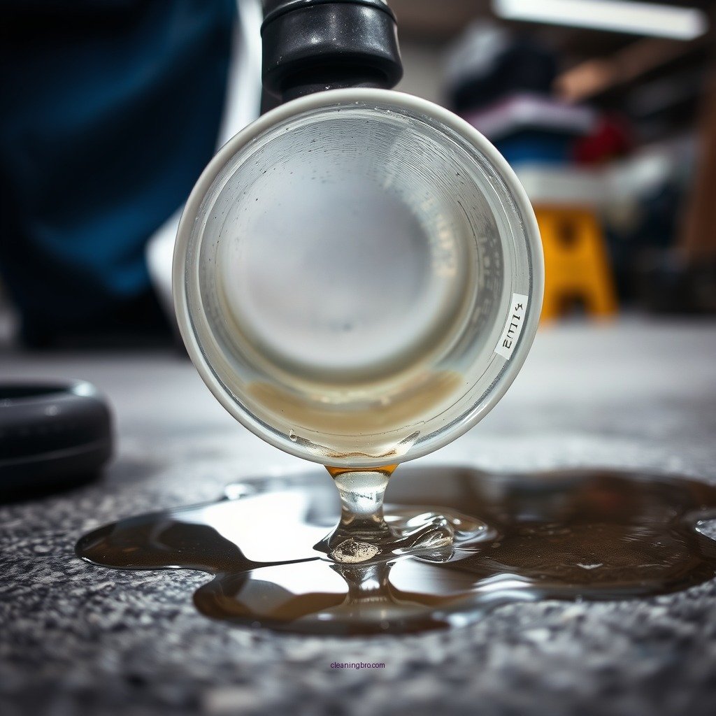 Containing the Spill - how to clean spilled gasoline on concrete