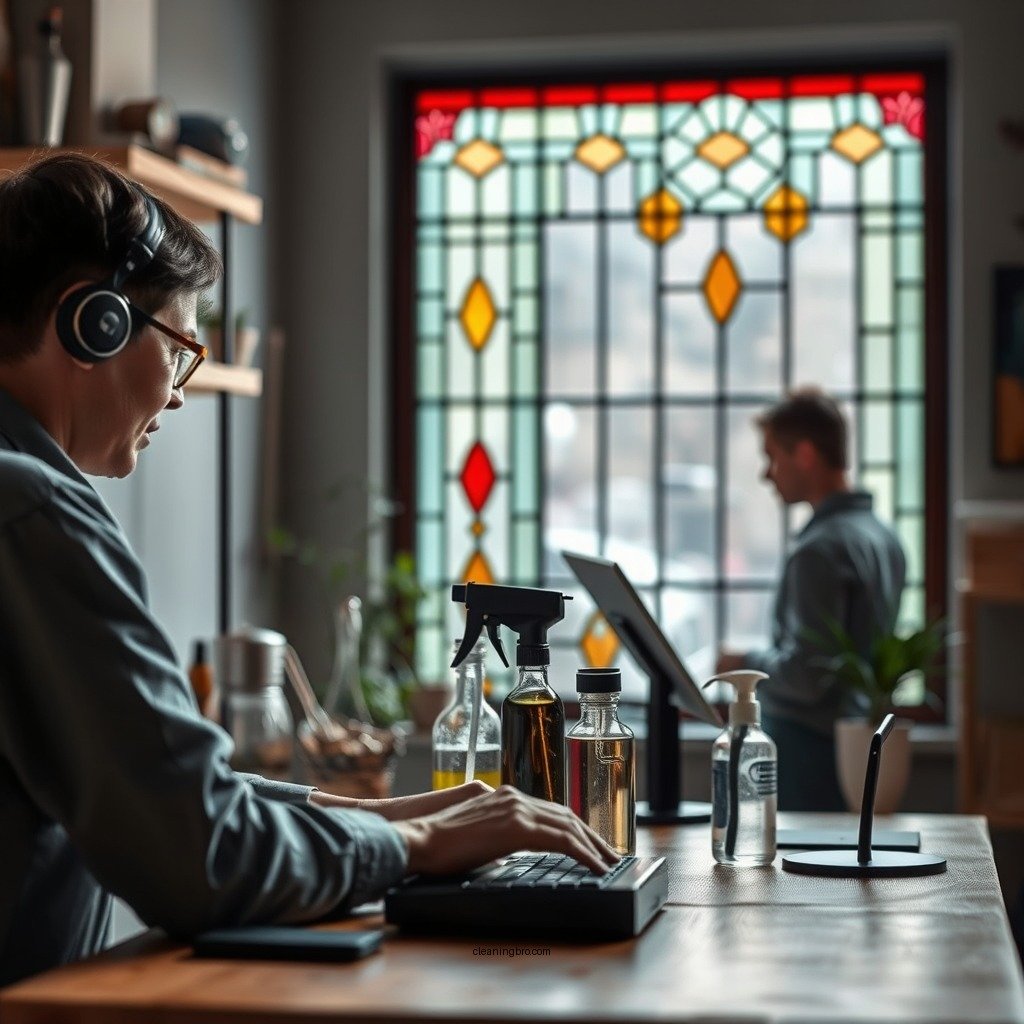 Essential Cleaning Supplies - how to clean stained window glass