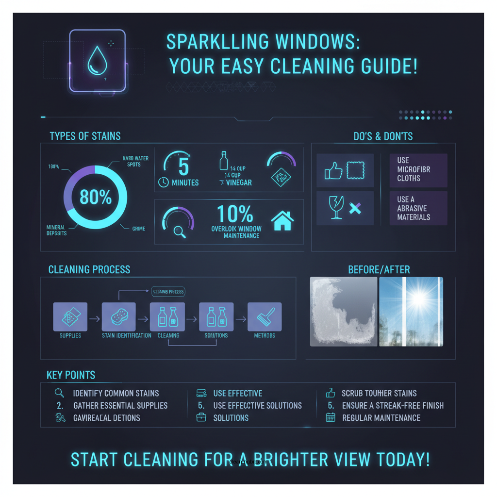 how to clean stained window glass - Data Infographic and Statistics