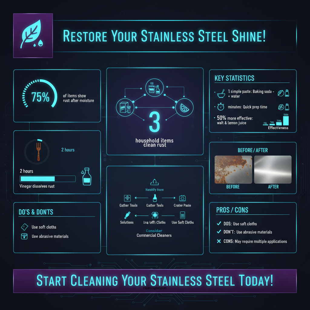 how to clean stainless steel from rust - Data Infographic and Statistics
