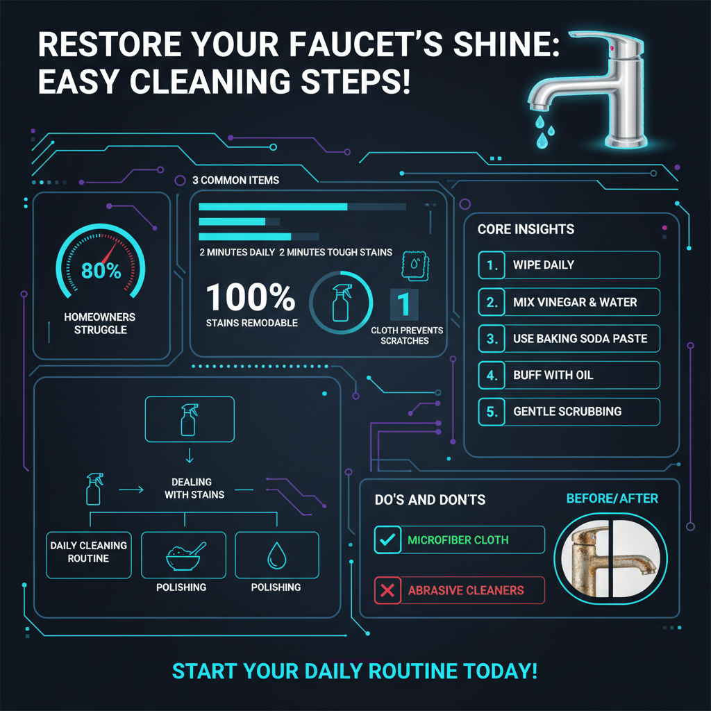 how to clean stainless steel faucet - Data Infographic and Statistics