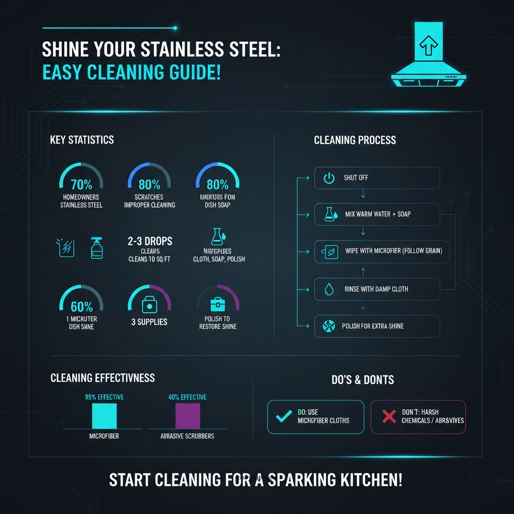 how to clean stainless steel hood - Data Infographic and Statistics