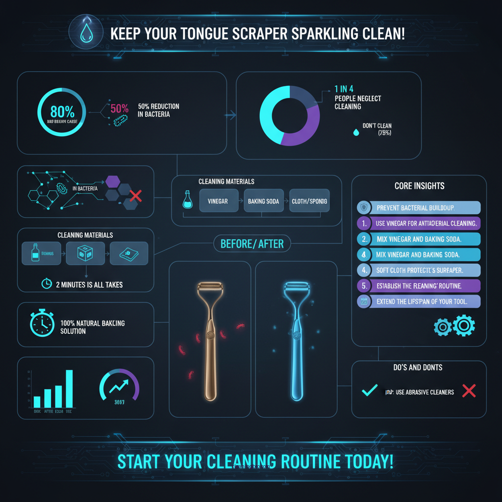 how to clean stainless steel tongue scraper - Data Infographic and Statistics