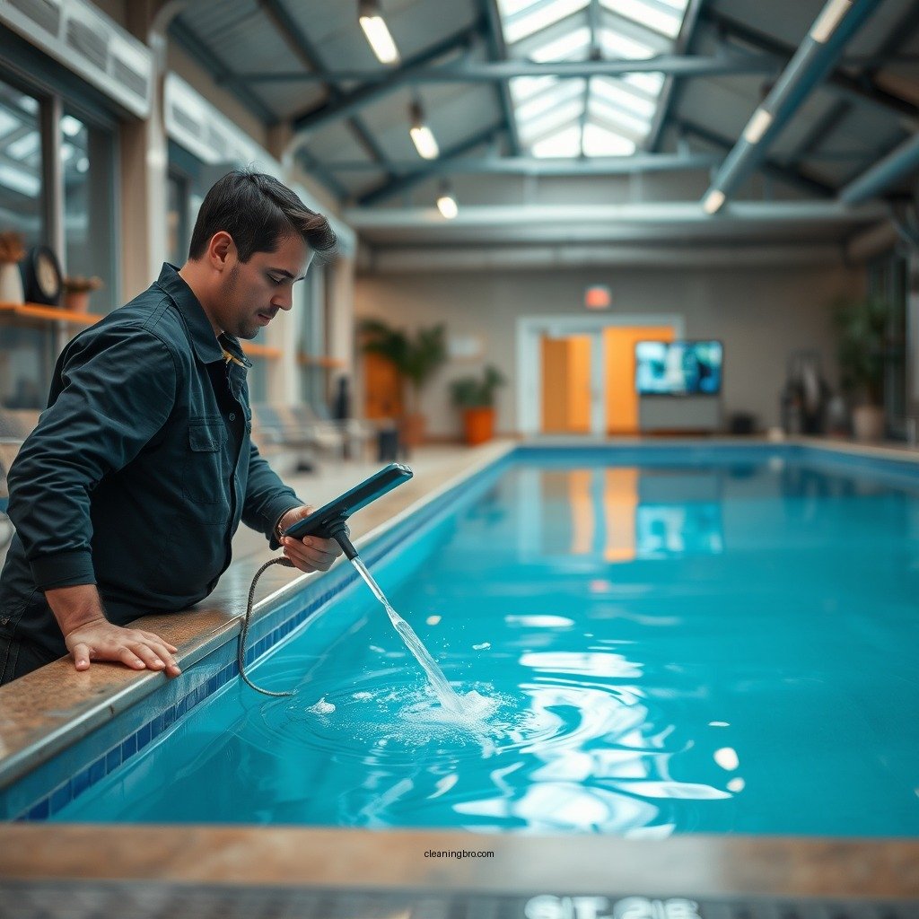 Preparing for Cleaning - how to clean stains in pool