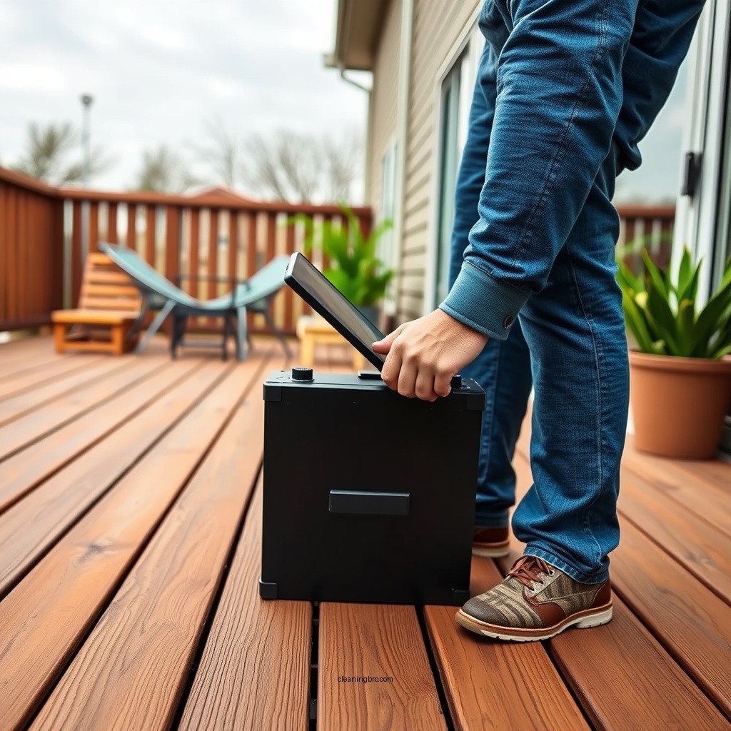 Common Stains on Composite Decking - how to clean stains on composite decking