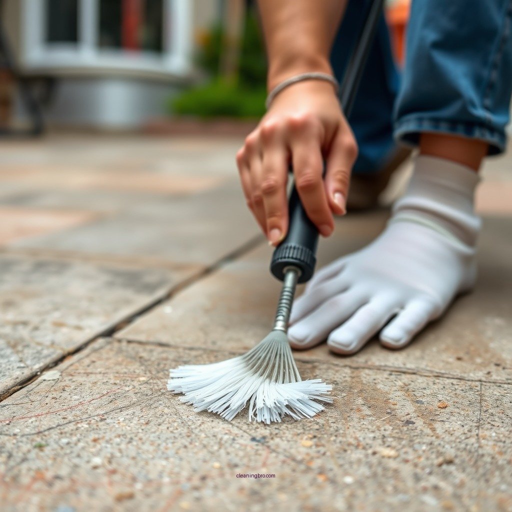 Step-by-Step Cleaning Process - how to clean stamped concrete