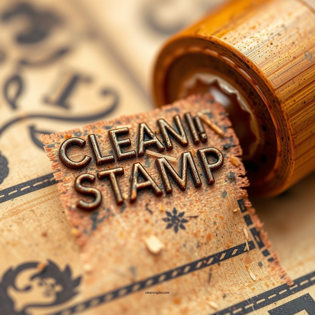 Cleaning Rubber Stamps - how to clean stamps after use