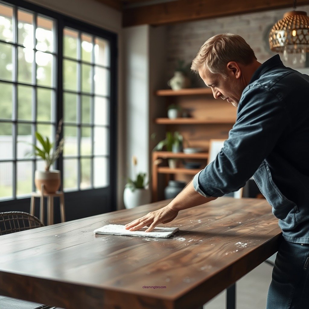 Preparing the Surface for Cleaning - how to clean steel furniture