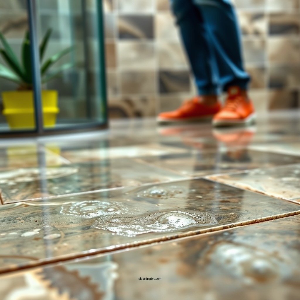 Step-by-Step Cleaning Process - how to clean stone floor in shower