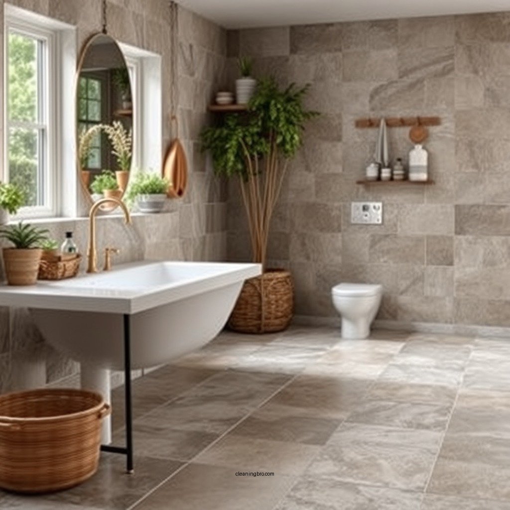 Essential Natural Cleaning Solutions - how to clean stone tile floors naturally