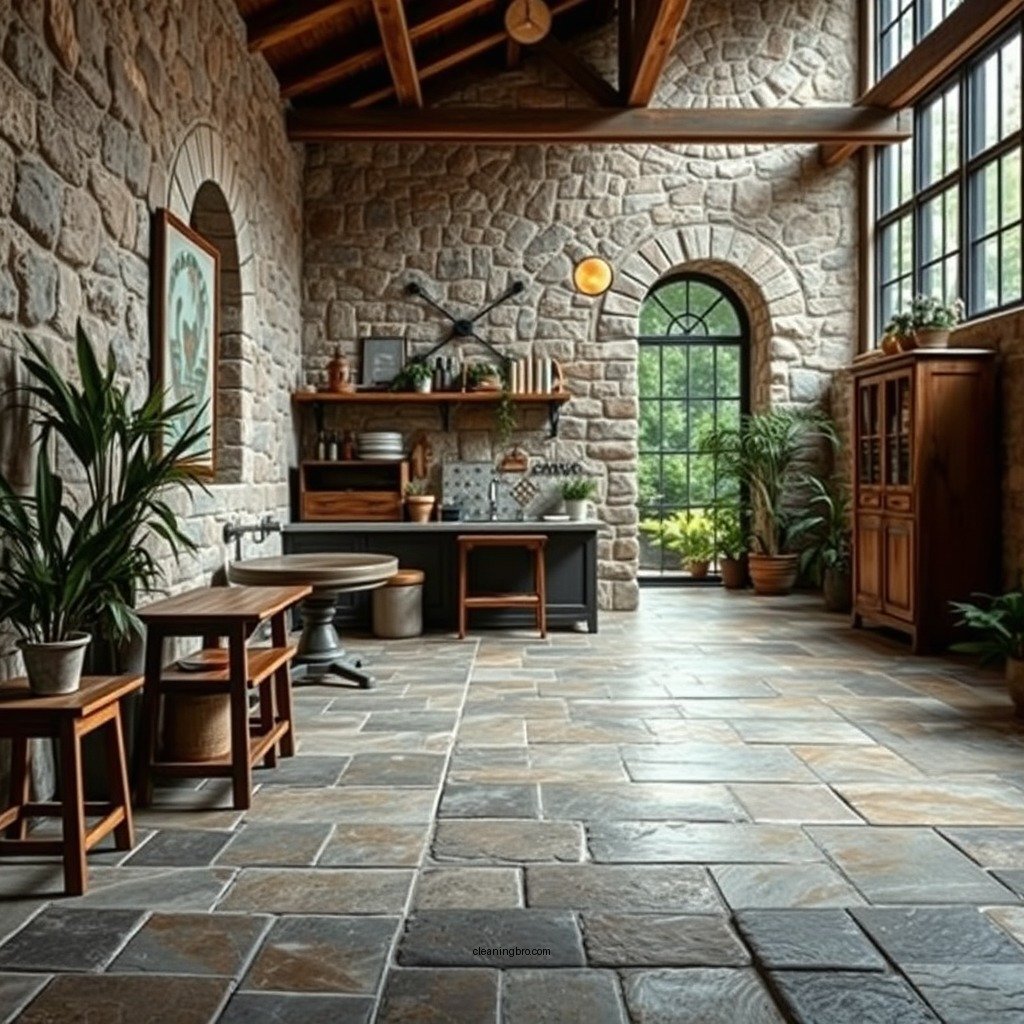 Understanding Stone Tile Floors - how to clean stone tile floors naturally