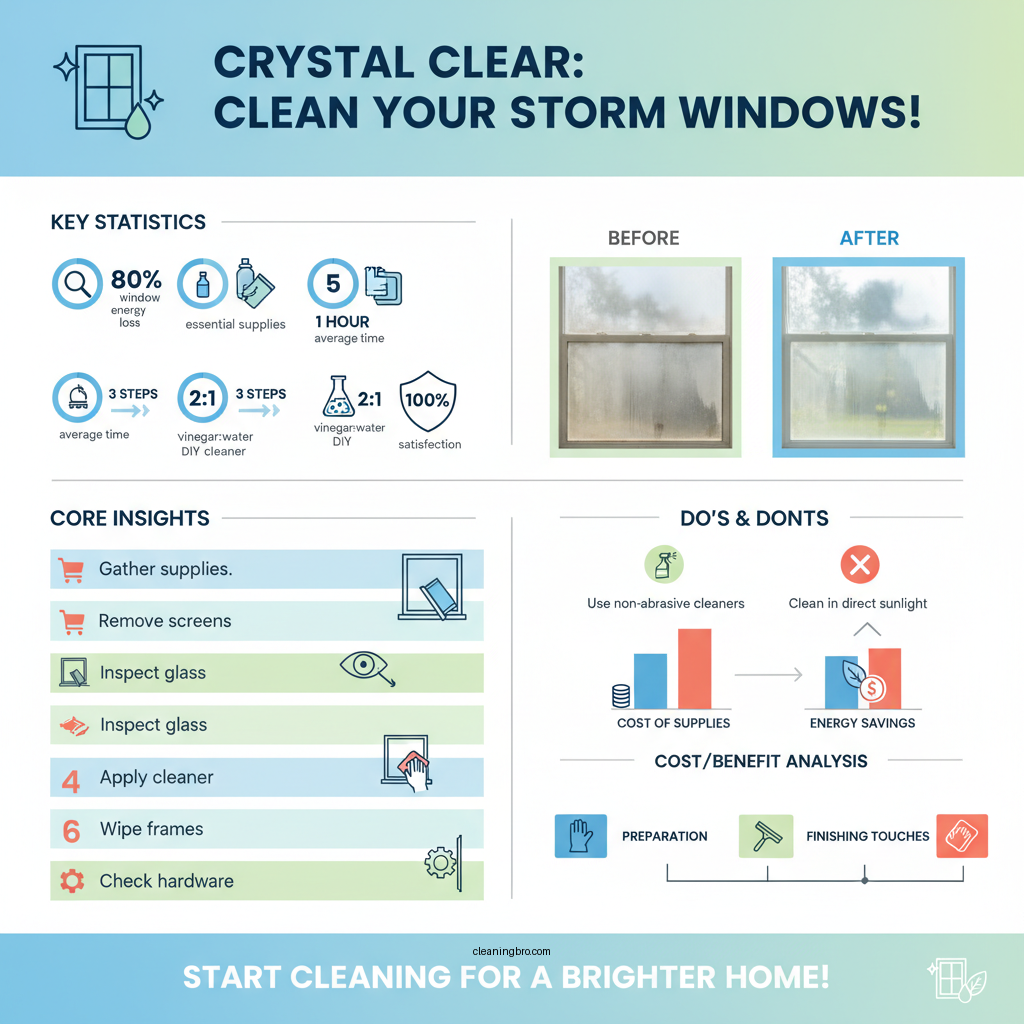 how to clean storm windows - Data Infographic and Statistics