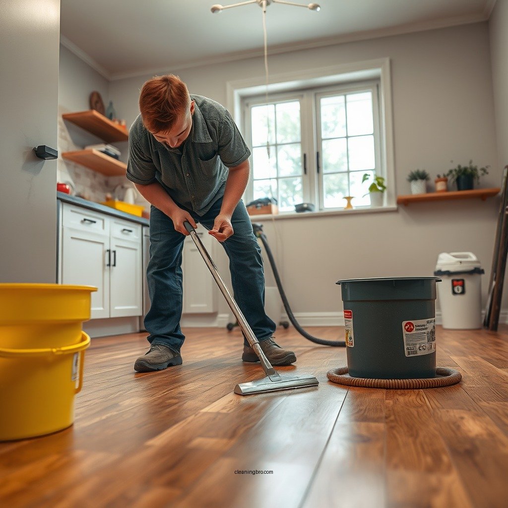Preparing for the Cleaning Process - how to clean sub flooring