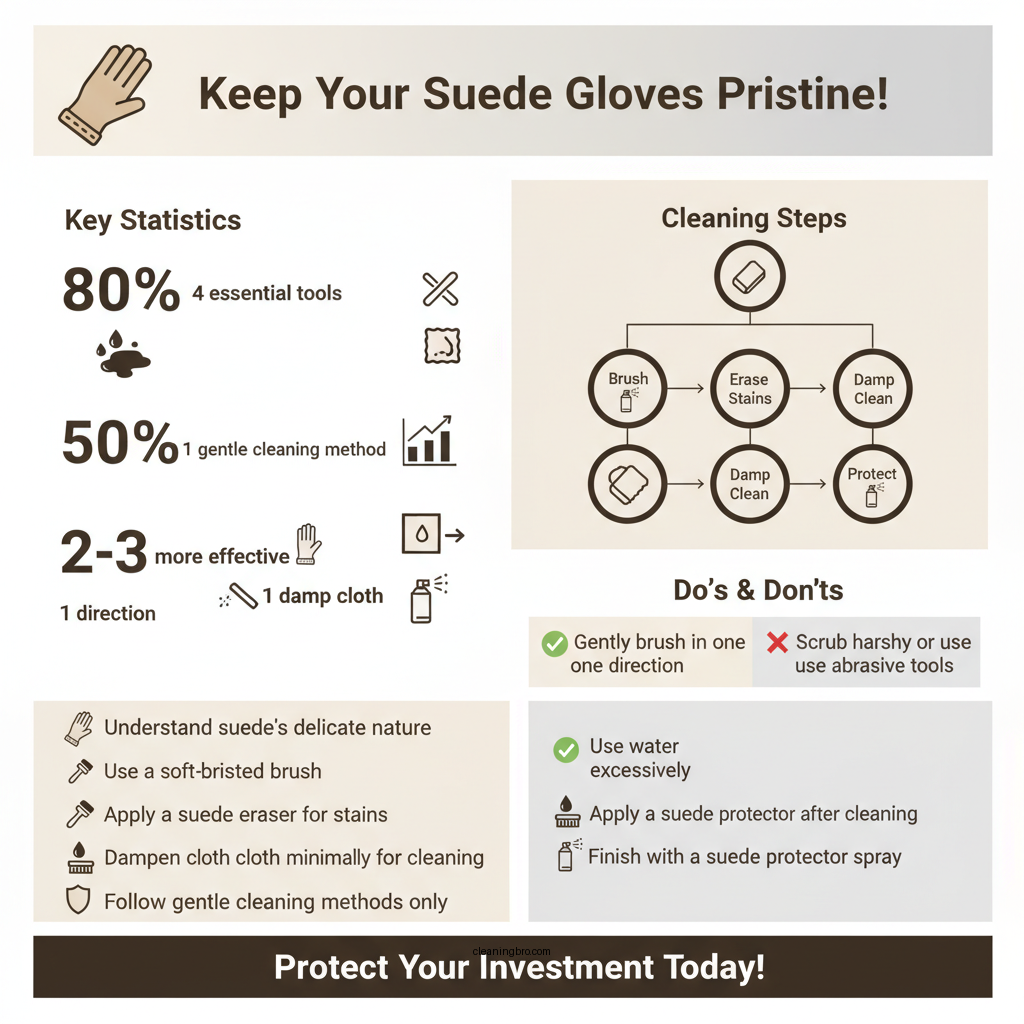how to clean suede gloves - Data Infographic and Statistics