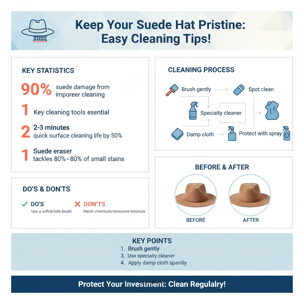 how to clean suede hat - Data Infographic and Statistics