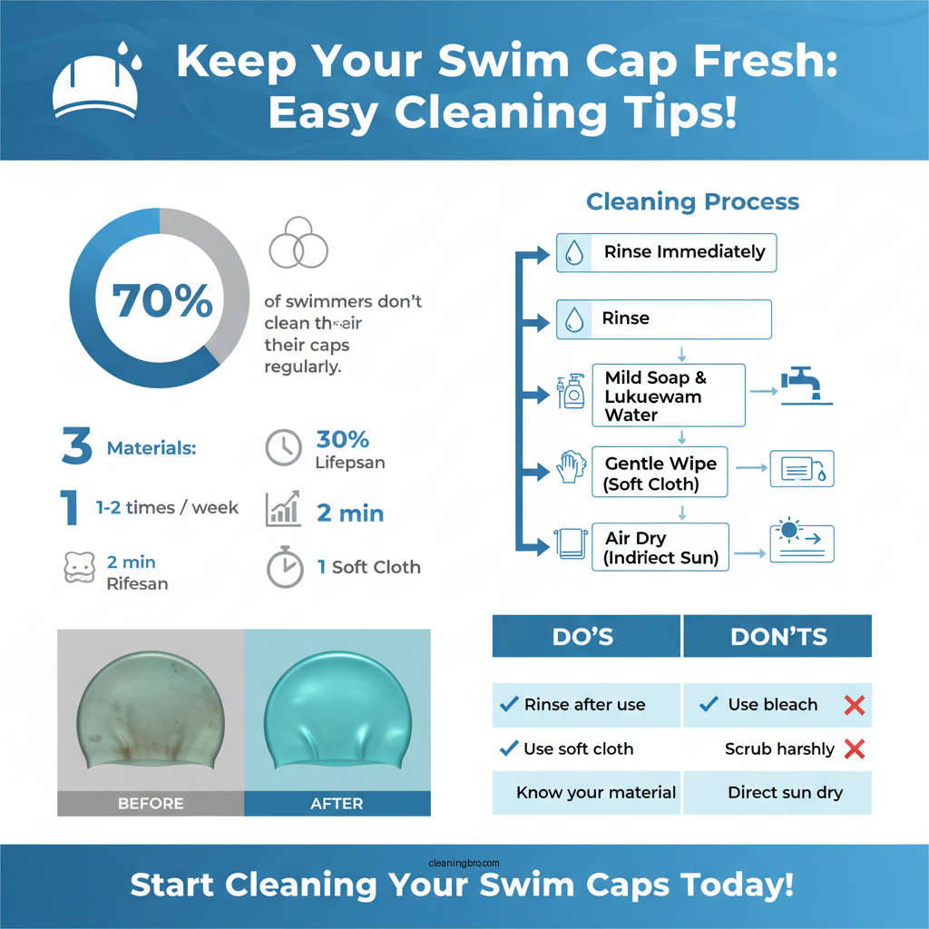 how to clean swim caps - Data Infographic and Statistics