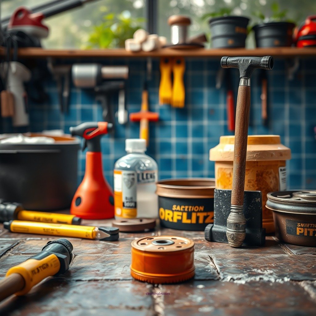 Tools and Supplies Needed - how to clean swimming pool grout