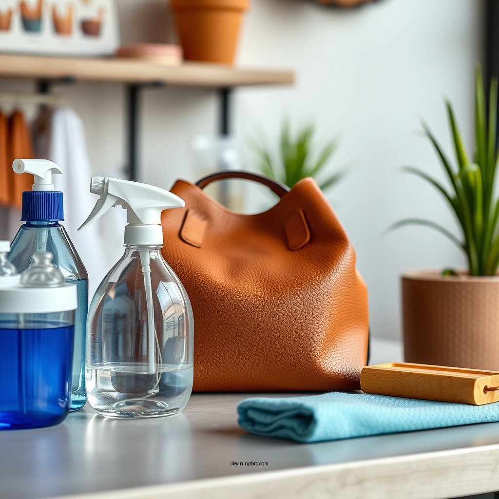 Essential Cleaning Supplies - how to clean synthetic leather bag