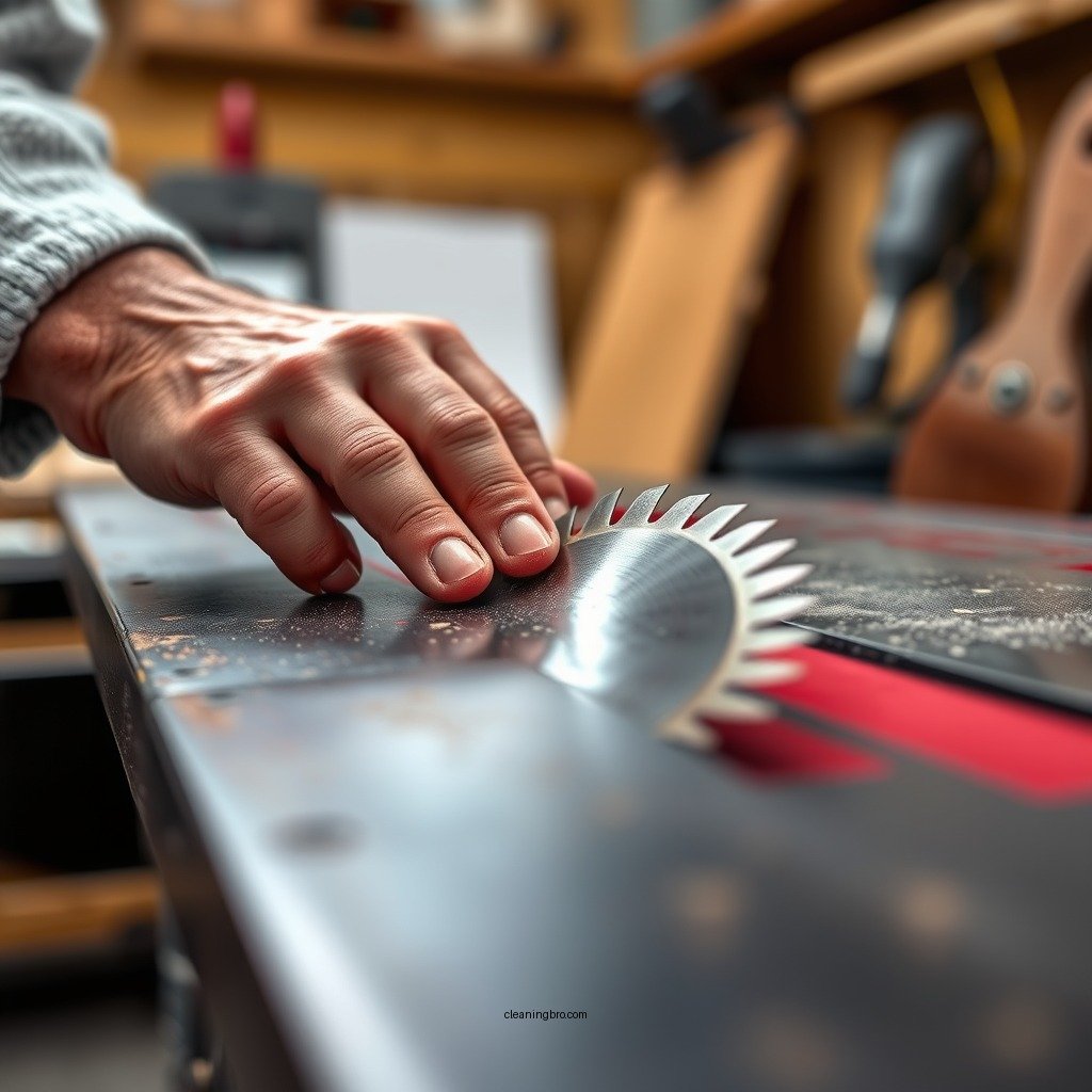 Step-by-Step Cleaning Process - how to clean table saw blades