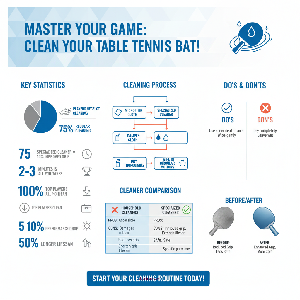 how to clean table tennis bat - Data Infographic and Statistics