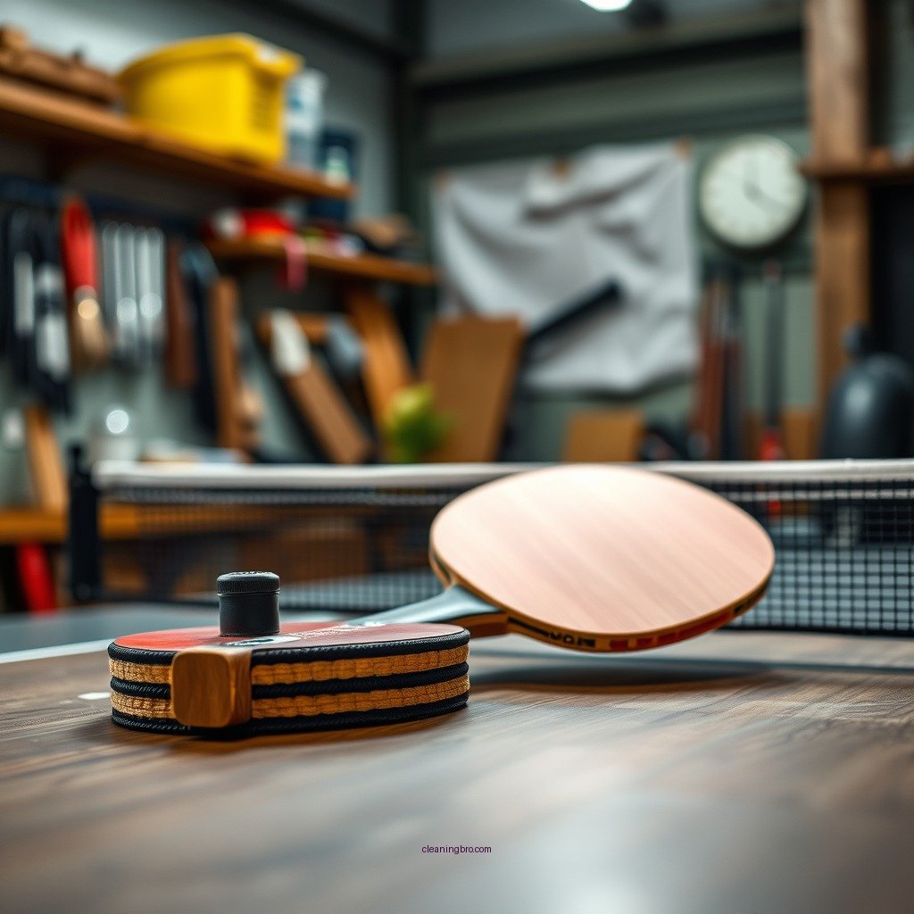 Tools and Supplies Needed - how to clean table tennis bat