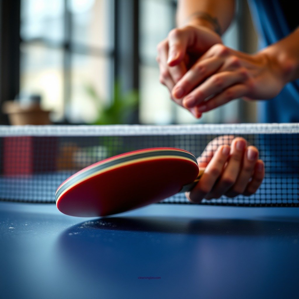Step-by-Step Cleaning Process - how to clean table tennis rubber