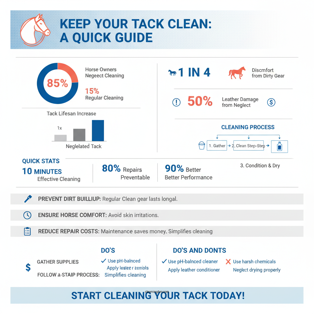 how to clean tack - Data Infographic and Statistics