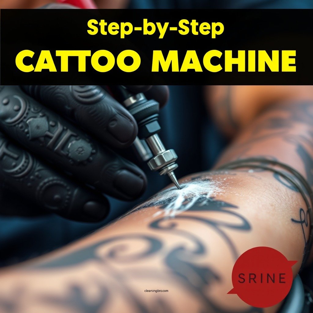 Step-by-Step Cleaning Process - how to clean tattoo machine