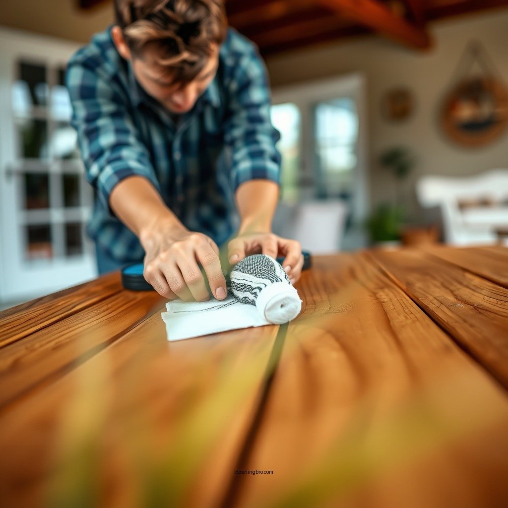 Step-by-Step Cleaning Process - how to clean teak outdoor furniture