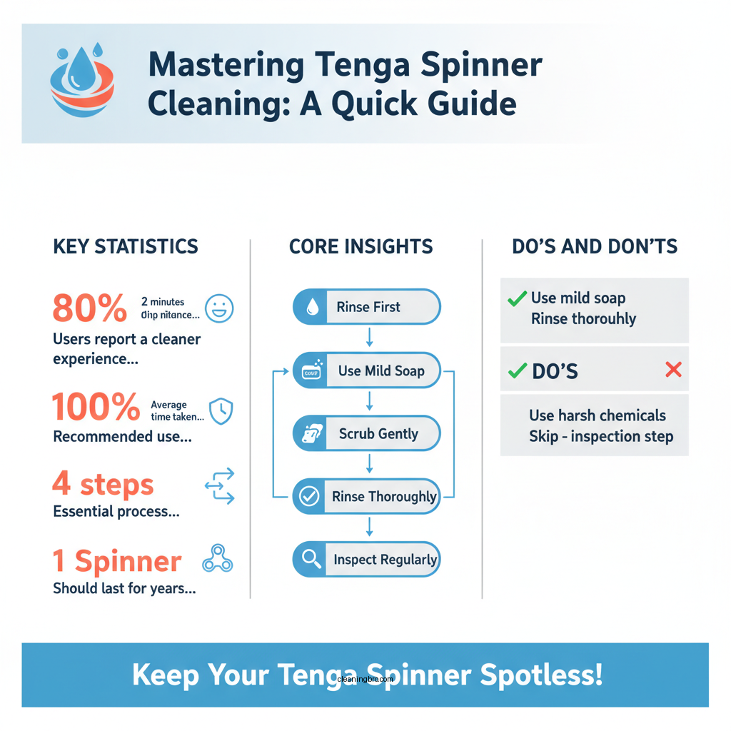 how to clean tenga spinner - Data Infographic and Statistics