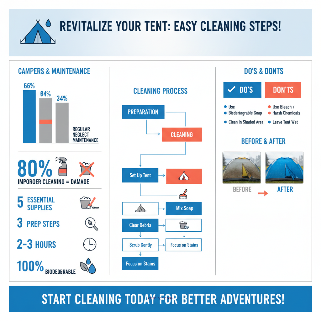 how to clean tent canvas - Data Infographic and Statistics