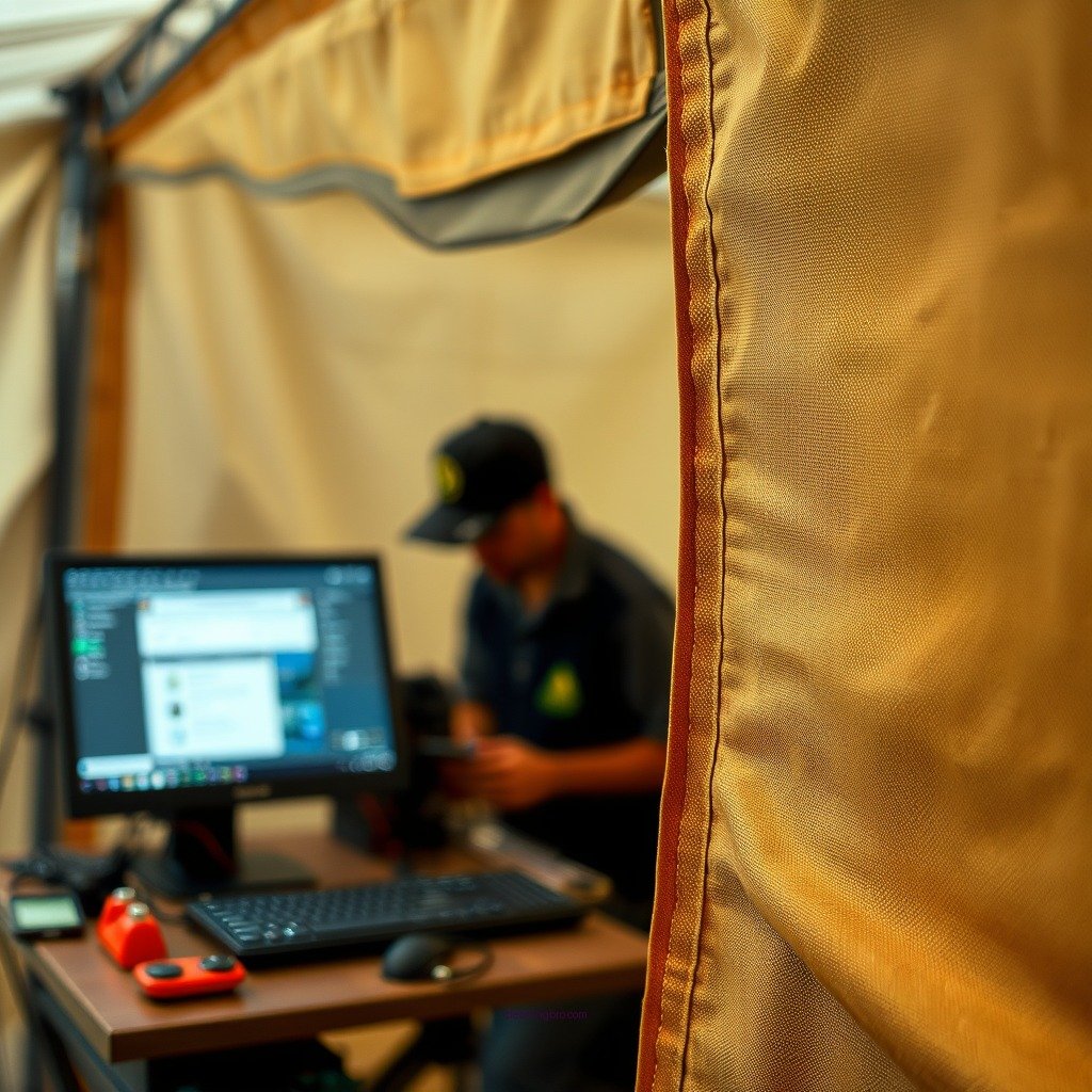 Clean the Canvas - how to clean tent trailer canvas