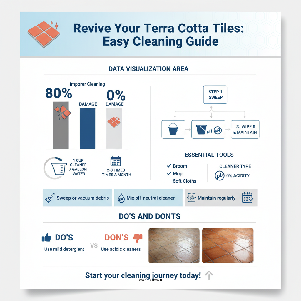 how to clean terra cotta tile - Data Infographic and Statistics