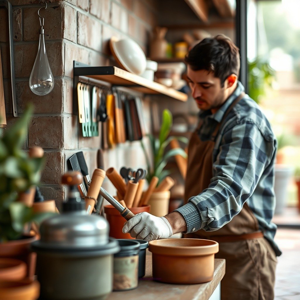 Essential Tools and Supplies - how to clean terracotta tiles
