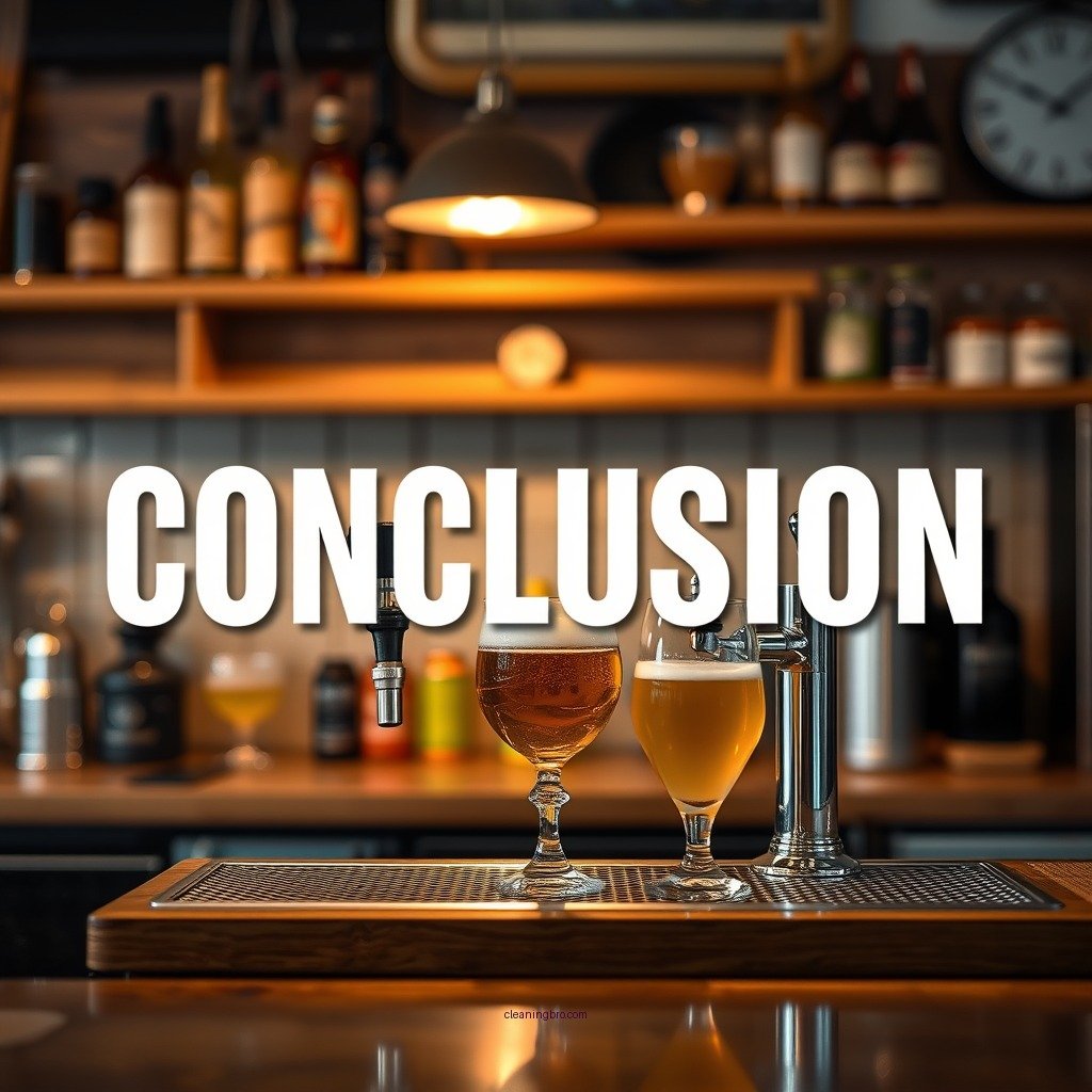 Conclusion - how to clean the lines in a kegerator