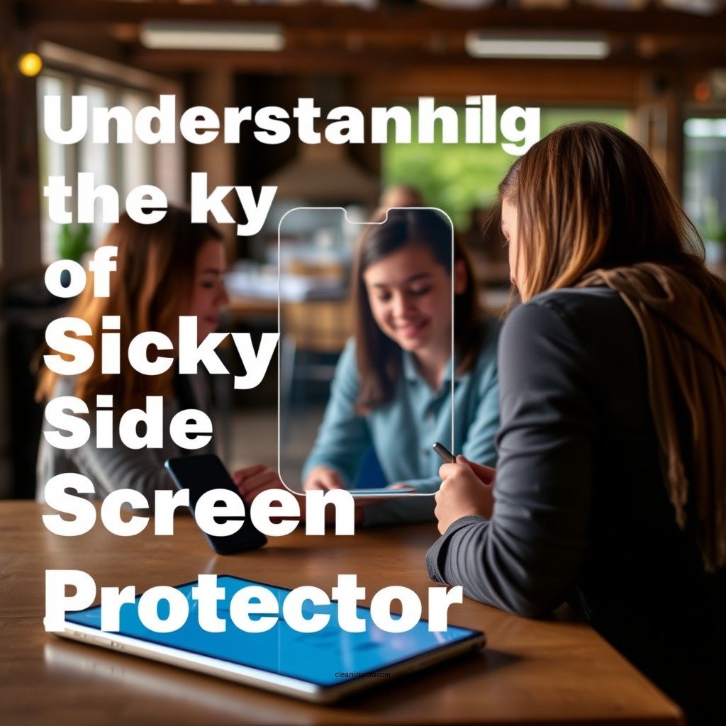 Understanding the Sticky Side of Screen Protectors - how to clean the sticky side of a screen protector