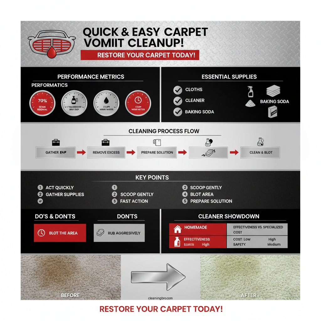 how to clean throw up off of carpet - Data Infographic and Statistics