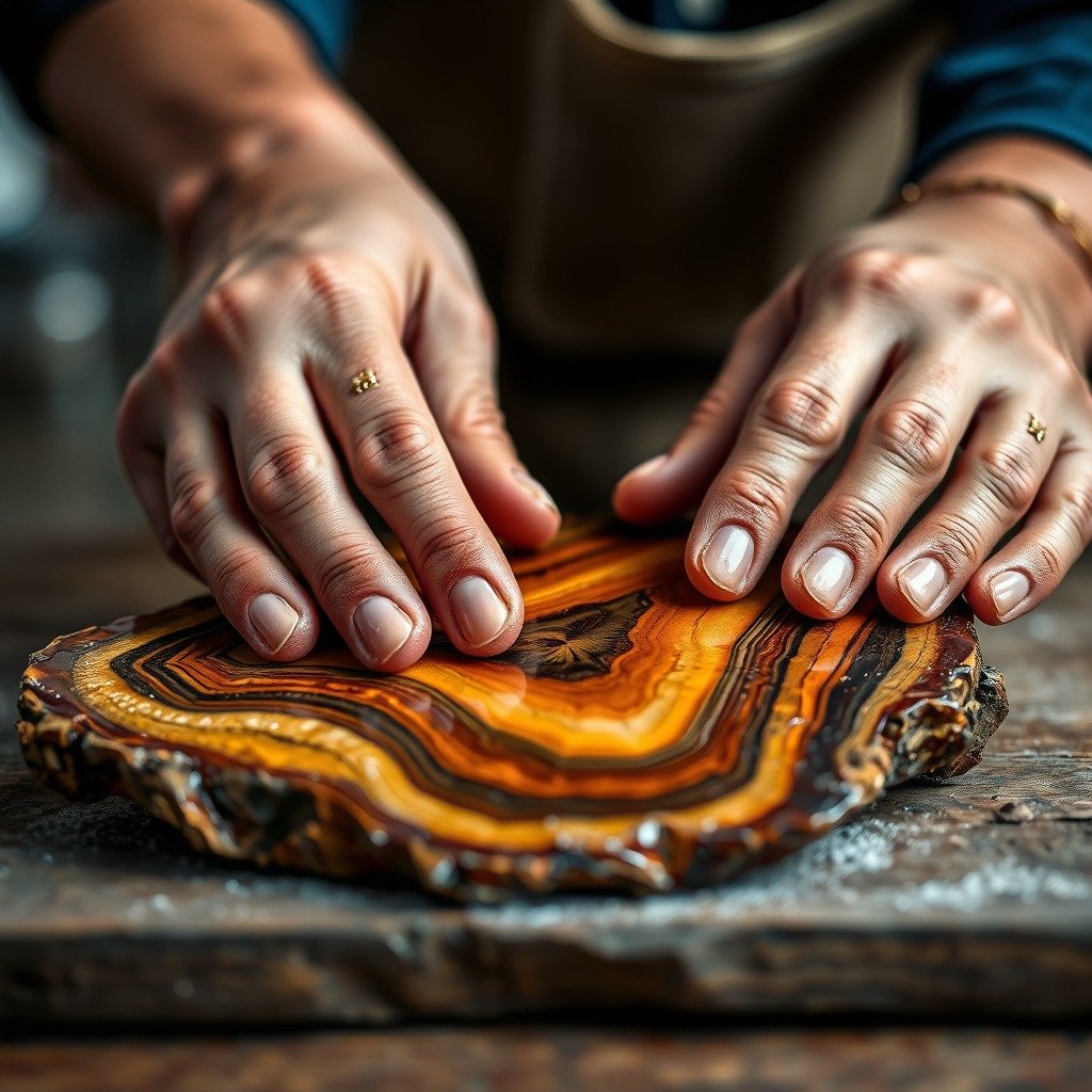 Step-by-Step Cleaning Process - how to clean tiger eye