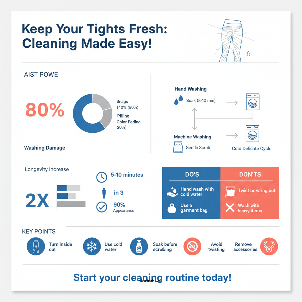 how to clean tights - Data Infographic and Statistics